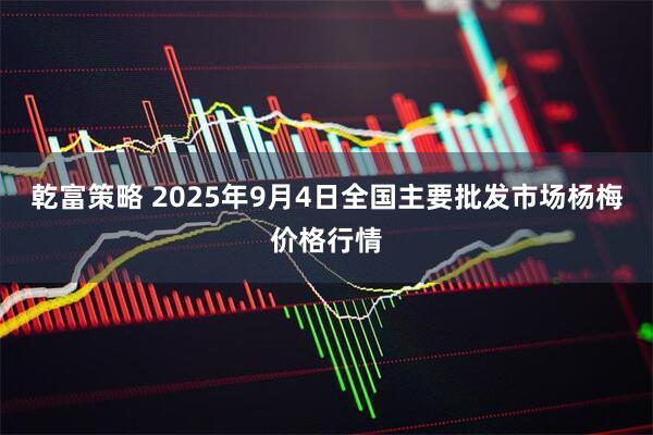 乾富策略 2025年9月4日全国主要批发市场杨梅价格行情