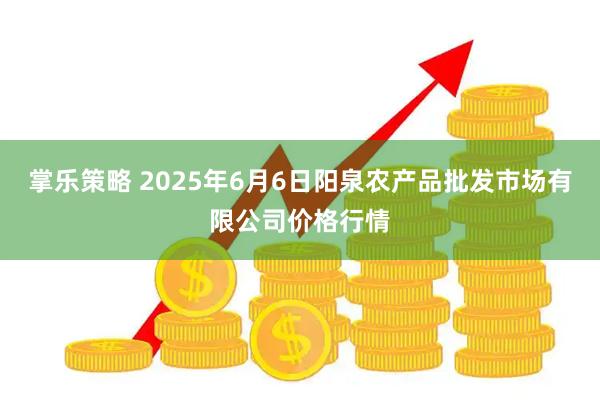 掌乐策略 2025年6月6日阳泉农产品批发市场有限公司价格行情